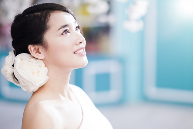 Nhã Phương mặc váy cưới đẹp như thiên thần - ảnh 9